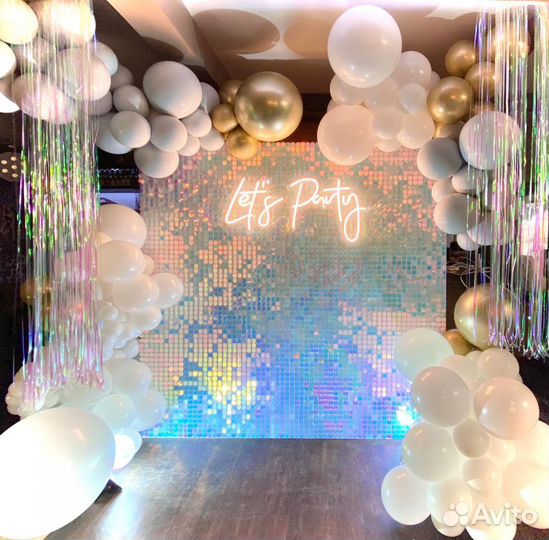 Фотозона пайетки