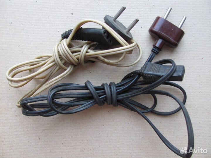 Шнур сетевой с вилкой и гнездом