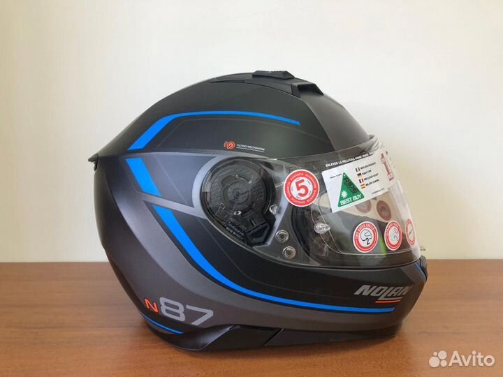 Мотошлем Nolan N87 Savoir Faire N-Com Fade XXL