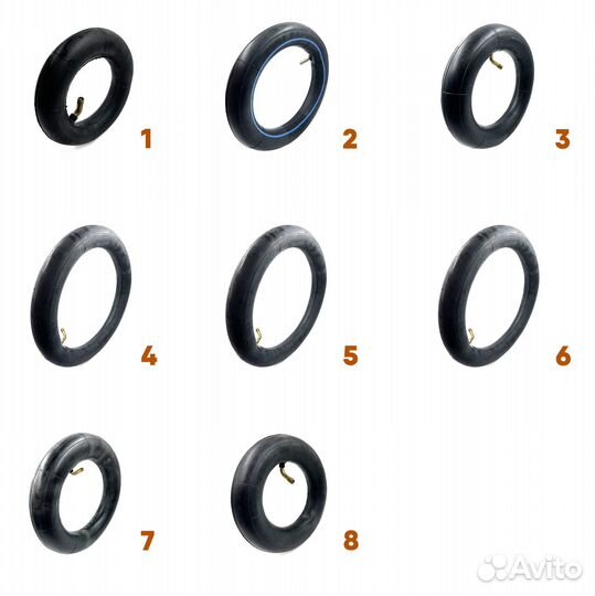 Камеры и покрышки для электросамокатов