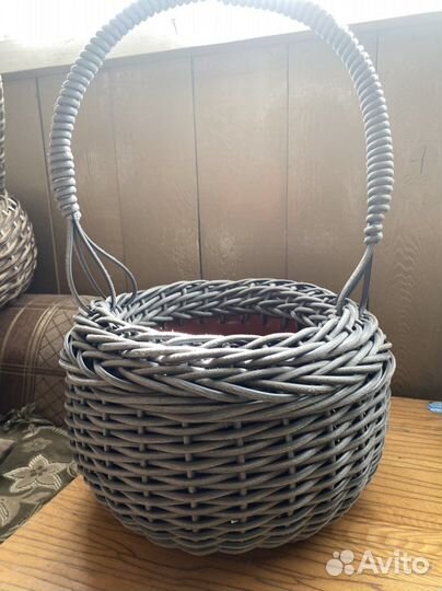 Корзина из ротанга