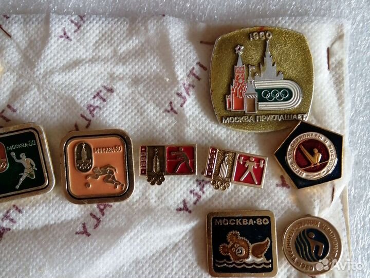 Значки олимпиада 80
