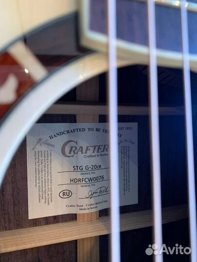 Гитара crafter STG G-20ce