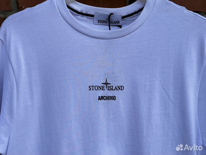 Хлопковая футболка Stone Island x archivio