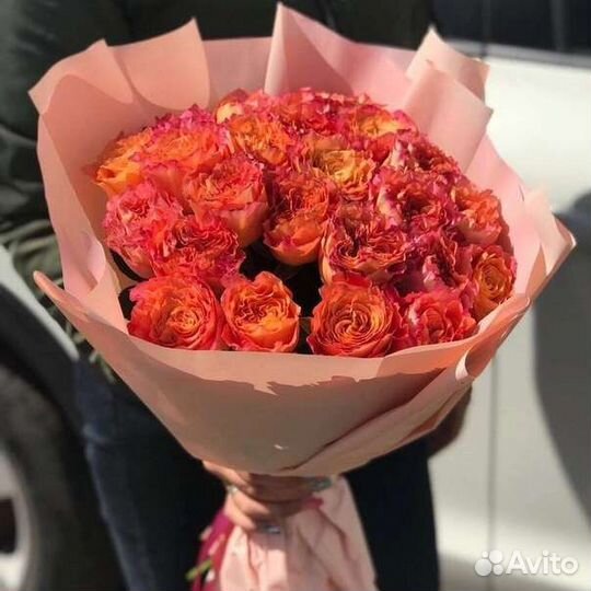 Цветы розы букет