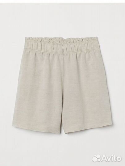 Шорты лен большой размер