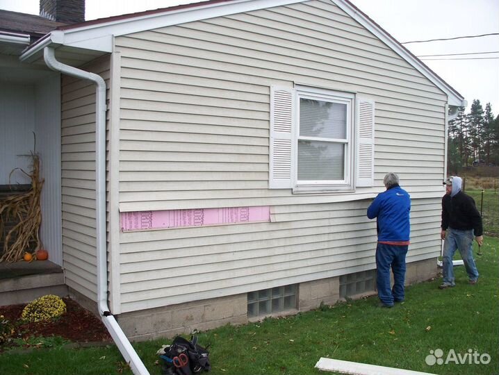 Отделка дома сайдингом