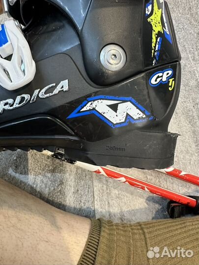 Лыжи Аtomic redster детские 90. комплект