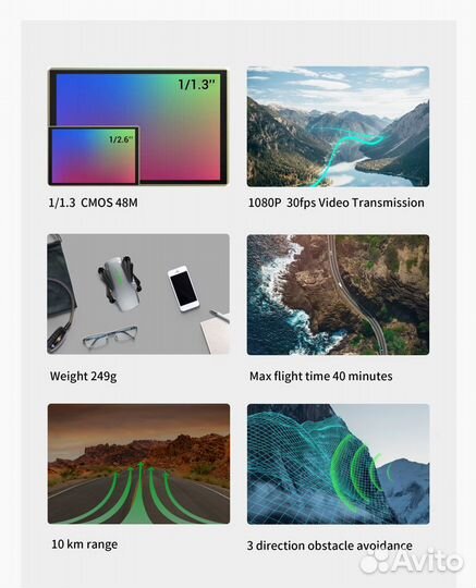 Квадрокоптер Hubsan Zino Mini PRO 64 GB