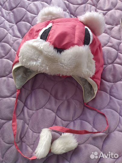 Шапка зимняя для девочки 50 52