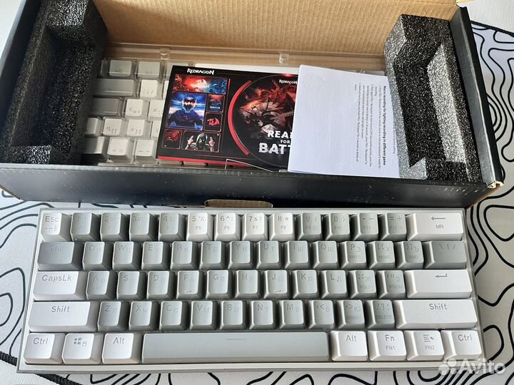 Игровая клавиатура redragon k 617 fizz