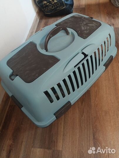 Переноска для кошек пластиковая бу