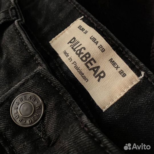 Скинни джинсы Pull&Bear