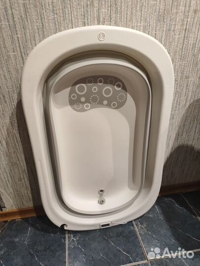 Ванночка для купания складная с термометром