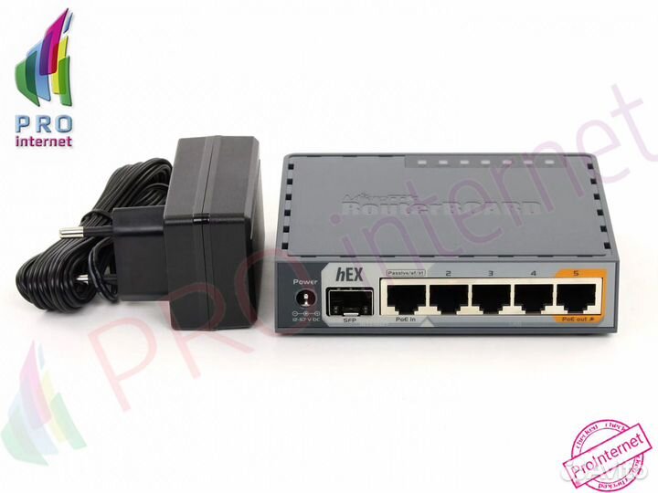 Маршрутизатор MikroTik hEX S RB760iGS