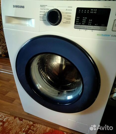 Стиральная машина samsung eco bubble 6 кг