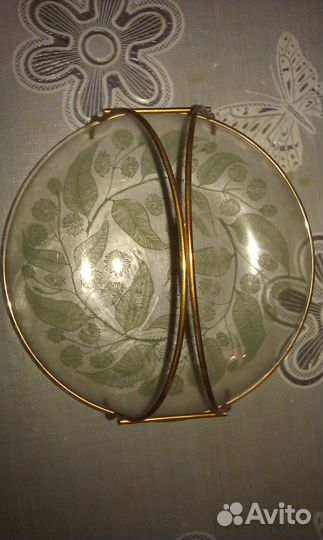 Ваза с ручкой позолота из СССР