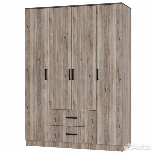 Шкаф 4х створчатый 160 см Титан
