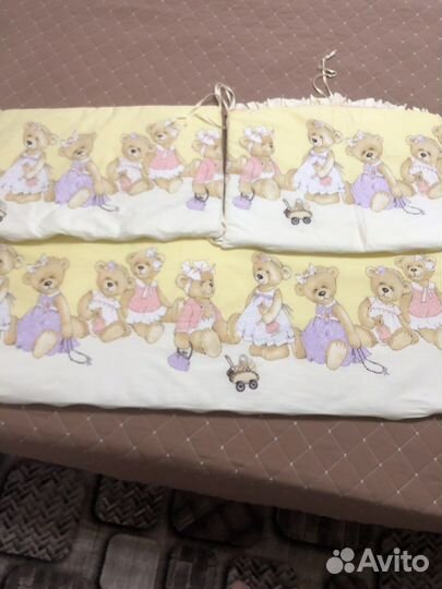 Бортики в детскую кроватку