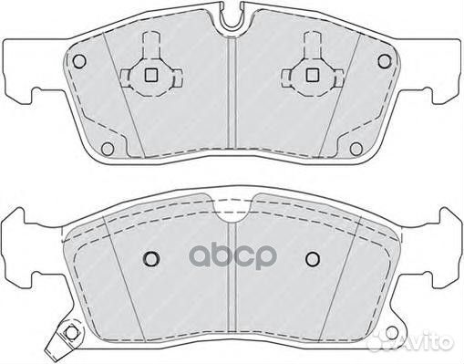 Колодки тормозные перед mercedes GLE-class/ JEE