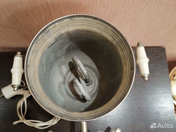 Самовар латунный электрический 70г