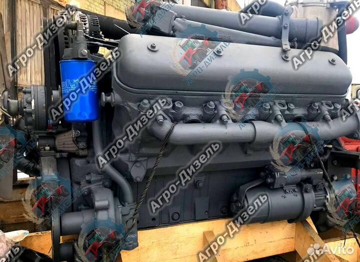 Двигатель ямз 7511 V8 на К-701 интеркуллер -18.51