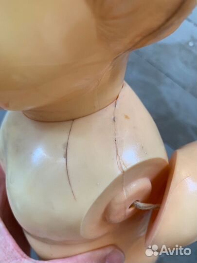 Кукла СССР. 60-е г зкб Целлулоид. 50 см