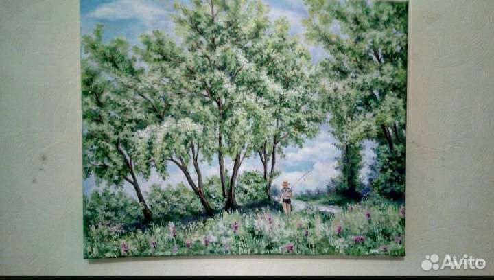 Картина лес