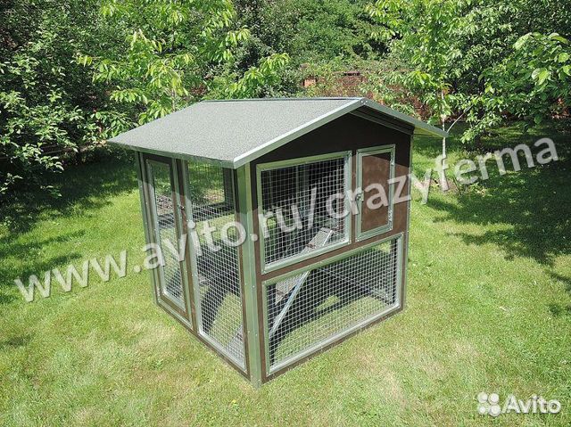 Курятник с выгулом для кур