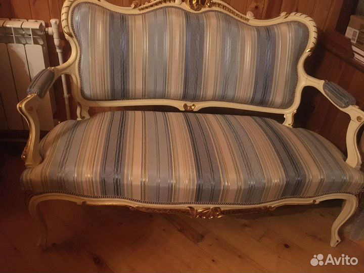 Антикварная мебель- два кресла и диван канапе