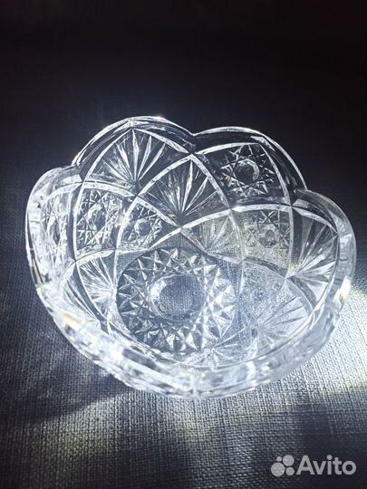 Хрусталь СССР. 4 вазочки конфетницы или салатника