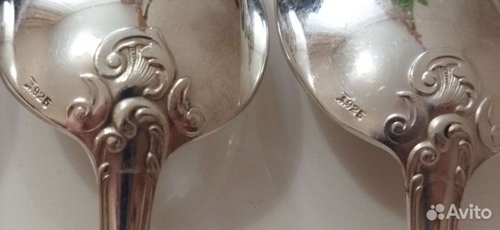 Ложка столовая. Серебро 925 пр