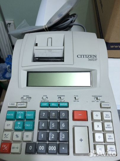 Калькулятор citizen 360 DP