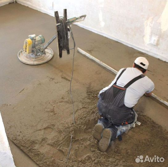 Полусухая стяжка пола