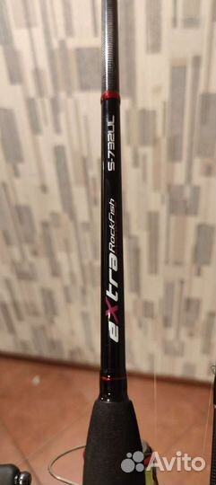 Спиннинг zemex extra rockfish s-732ul 0.5-5g 221см