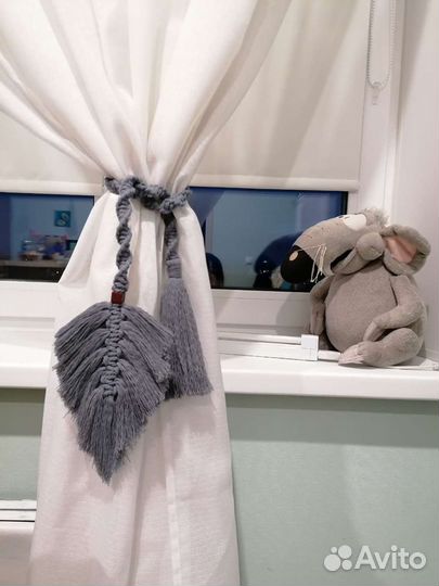 Подхваты для штор макраме