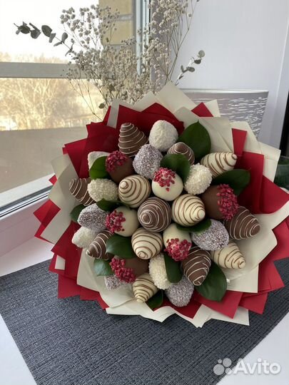 Букет клубника в шоколаде