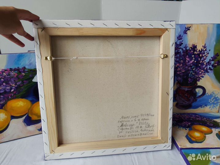 Картина маслом на холсте цветы