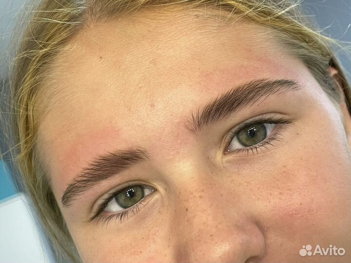 Оформление бровей, ламинирование ресниц