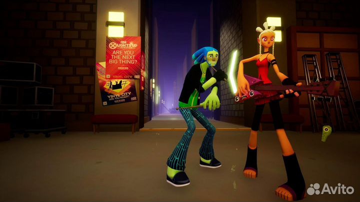 No Straight Roads PS4, русские субтитры