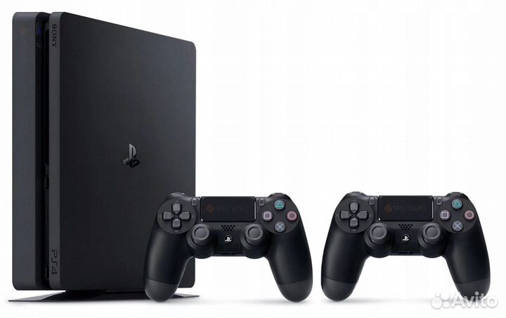 Ps4 slim + 2 джойстика