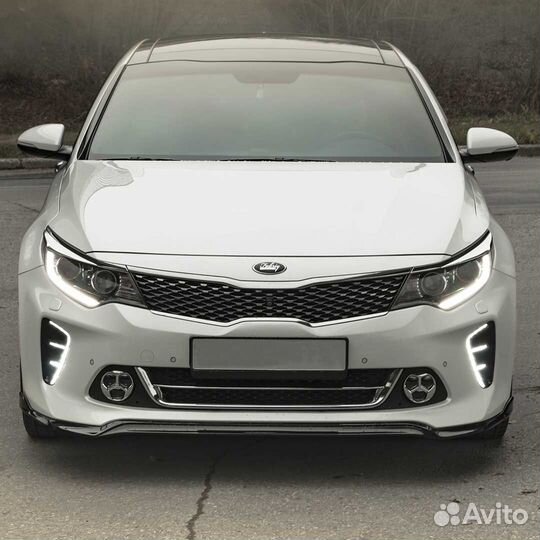 Юбка переднего бампера для Kia Optima IV GT-Line