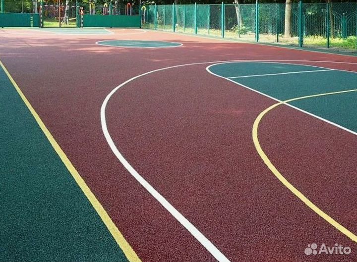 Бесшовное резиновое покрытие