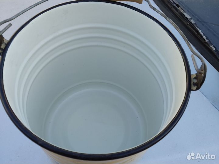 Ведро эмалированное новое 10 л