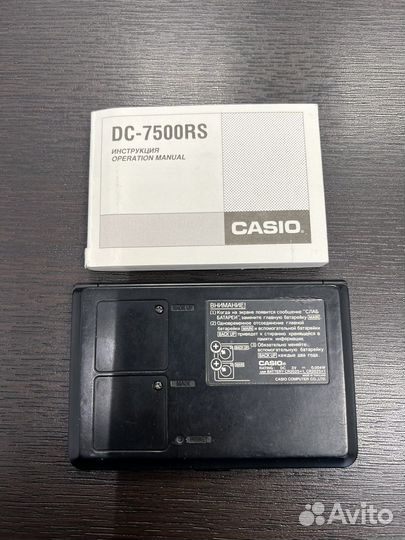 Банк данных Casio DC-750 rs
