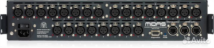 Блок входов midas DL151