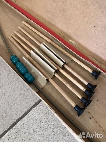 Игрушки ссср.головоломки,лук и стрелы,металлофон