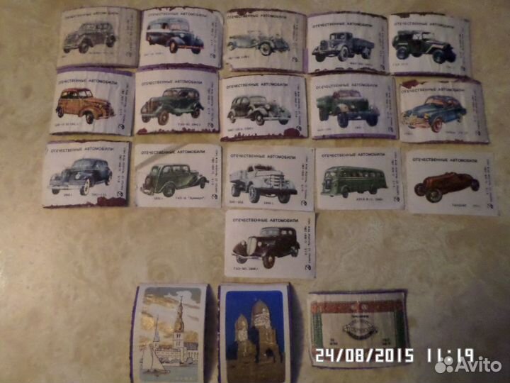 Этикетки от спичечных коробков