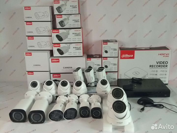 Комплект видеонаблюдения 4Мп Dahua 16 камер