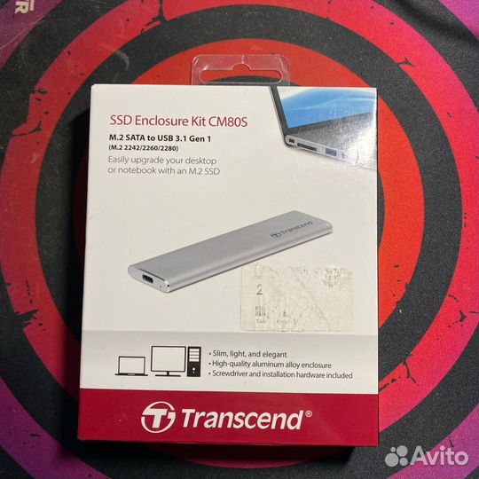 Внешний корпус для ssd m2 Transcend CM80S
